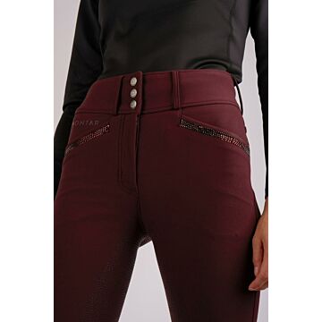 Reithose Montar Emery fullgriff Plum
