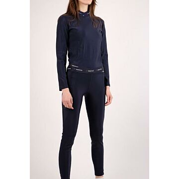 Longsleeve Montar Sally cross neck logotape Navy Longsleeve Montar Sally cross neck logotape Navy