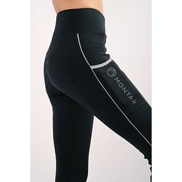 Reitlegging Montar Reflextive Winter fullgriff Black 