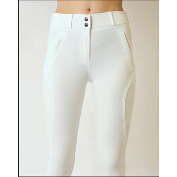 Reithose Rebel by Montar Piping White