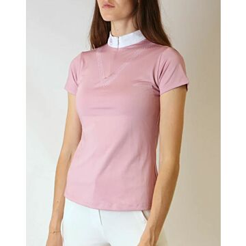 Turniershirt Rebel by Montar Pink crystal