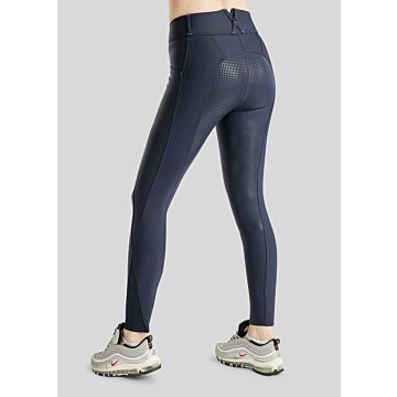 Reithose Montar MoZida Refined Gun Metal Crystals fullgriff Navy