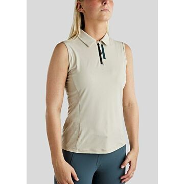 Polo ärmellos Montar MoStella Light Silver Grey 