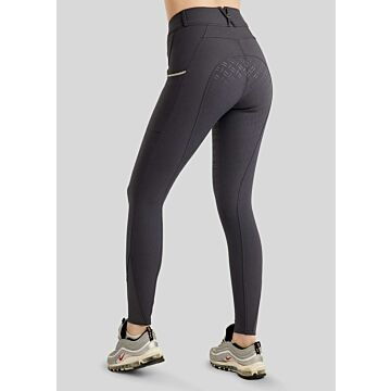 Reithose Montar MoLila Champagne Crystals fullgriff Slate Grey