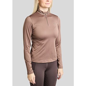 Trainiershirt Montar MOVeronica Thermo Nougat Braun