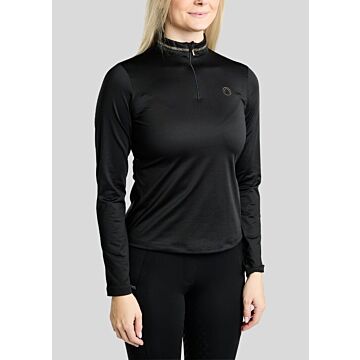 Trainiershirt Montar MOVeronica Thermo Schwarz