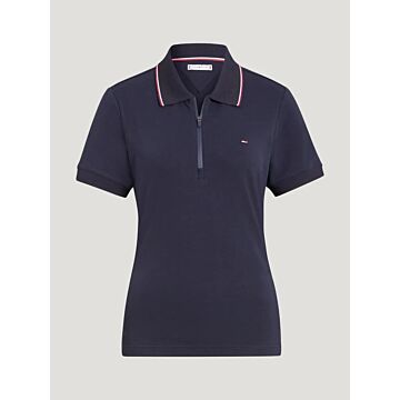 Camden Zip Polo Shirt  DESERT SKY L