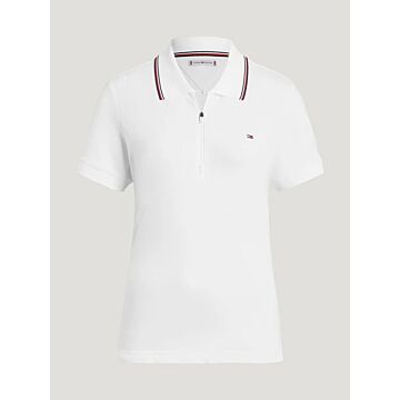 Camden Zip Polo Shirt  OPTIC WHITE XL