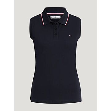 Polo ärmellos Tommy Hilfiger Cordova Desert Sky