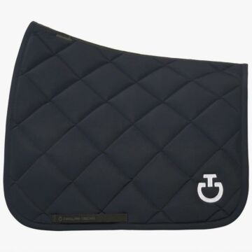 Schabracke dressur Cavalleria Toscana Diamond Quilted Jersey Blau