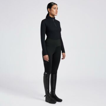 Trainiershirt Cavalleria Toscana Fleece Zwart