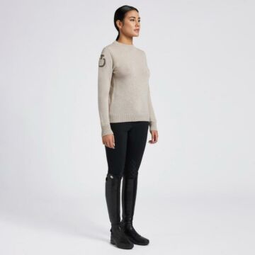 Pullover Cavalleria Toscana Pure Wool Crew Neck Grau