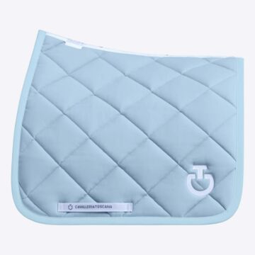Schabracke dressur Cavalleria Toscana Diamond Quilted Jersey Lichtblauw