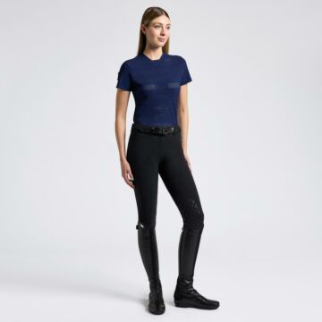 Trainiershirt Cavalleria Toscana Perforated Navy