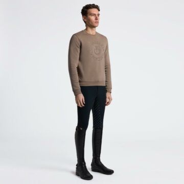 Pullover Cavalleria Toscana Orbit Crew Neck Cotton Beige