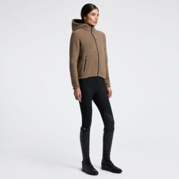 Weste Cavalleria Toscanan Fleece Zip Hoodie Beige
