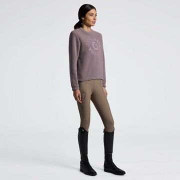 Pullover Cavalleria Toscana Fleece Crew Neck Roze