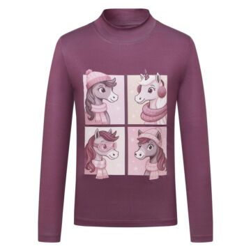 Trainiershirt Imperial Riding Enjoy Frosty Kids Dark Mauve