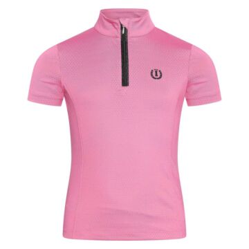 Top Imperial Riding Roxy Solid Shocking Pink 