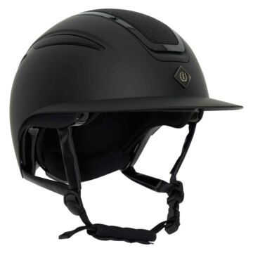 Reithelme Imperial Riding Olania Deluxe big visor Black glitter 