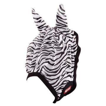 Fliegemaske Premiere met oren Zebra