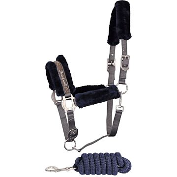 Halfter-set Harry's Horse Soft Denici Cavalli Taupe