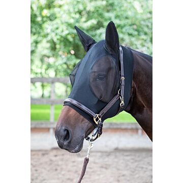 Fliegemaske Harry's Horse SkinFit met oren Schwarz Fliegemaske Harry's Horse SkinFit met oren Schwarz