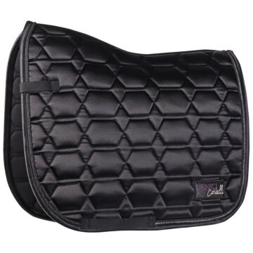 Schabracke vielseitig Harry's Horse Satin Denici Cavalli Amethyst Schwarz