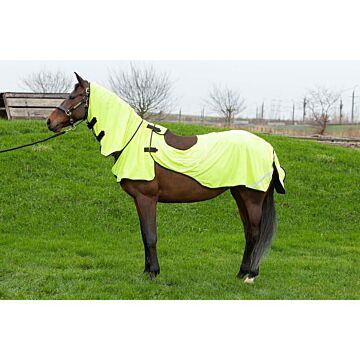 Fliegedecke Harry's Horse Mesh Pro Riding Reflective Gelb Fliegedecke Harry's Horse Mesh Pro Riding Reflective Gelb