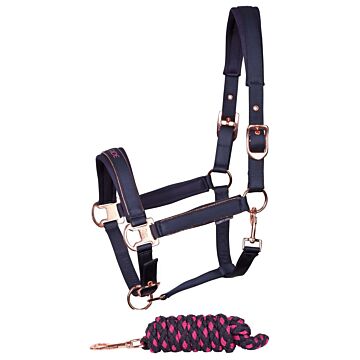 Halfter-set Harry's Horse Just Ride NightSky Navy