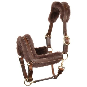 Halfter Harry's Horse Leder Anatomic Furry Matt Braun