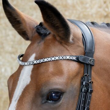 Stirnband Harry's Horse Diamond Pearl Zilver
