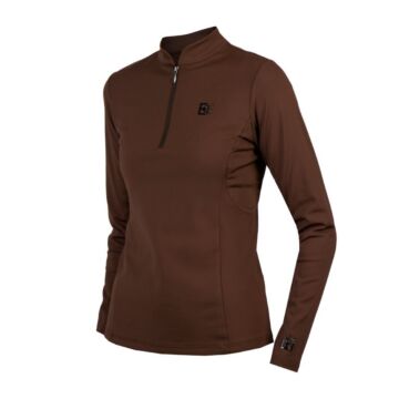 Trainiershirt EQPRO Gigi Chocolate