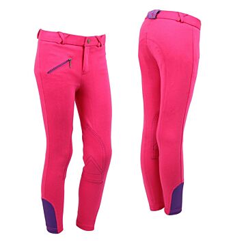 Reithose QHP Junior Fuchsie