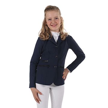 Turnierjacke QHP Juliet Junior Blue 