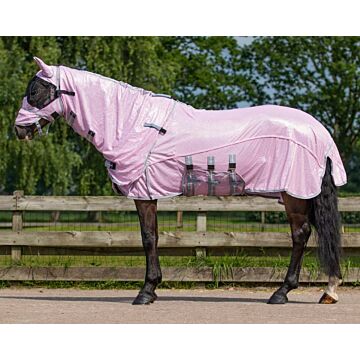 Fliegendecke QHP Collection rosa