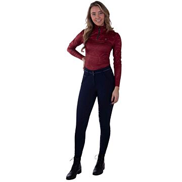 Reithose QHP Carrie fullgriff Navy