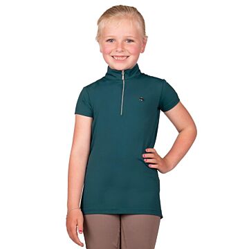 Trainiershirt QHP Veerle Junior Teal