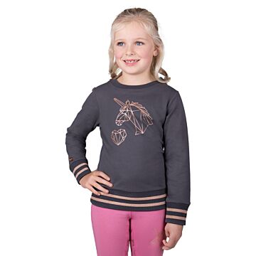 Pullover QHP Junior Didy Grau