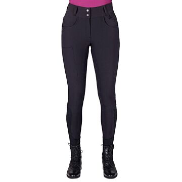 Reithose QHP Djune fullgriff Schwarz 