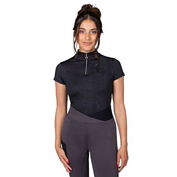 Trainiershirt QHP Djune Schwarz Trainiershirt QHP Djune Schwarz