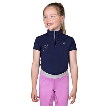 Trainiershirt QHP Gwenn Junior Navy 