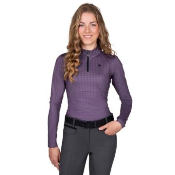 Trainiershirt QHP Fayen Vintage Violet