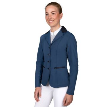 Turnierjacke QHP Juliet Kapperol blue 