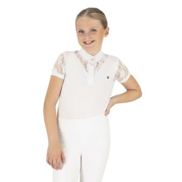 Turniershirt QHP Sariah Junior White
