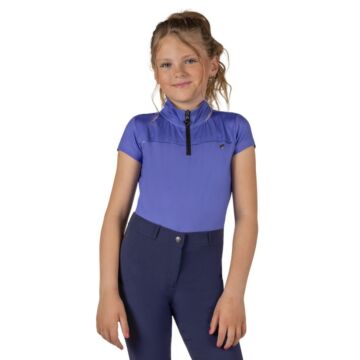 Trainiershirt QHP Nyomi Junior Purple Sunset 
