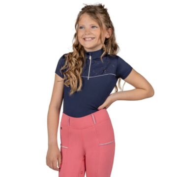 Trainiershirt QHP Jaily Junior Evening blue