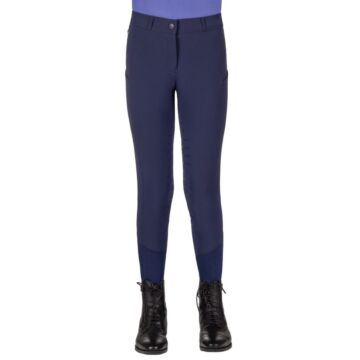 Reithose QHP Nyomi Junior leggrip Navy