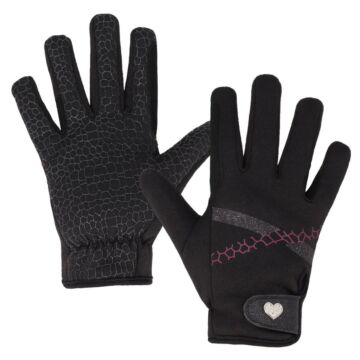 Handschuhe QHP Lize Black/Violet