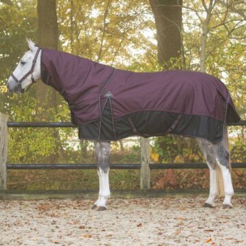 Regendecke QHP Turnout Collection 150gr Wine red